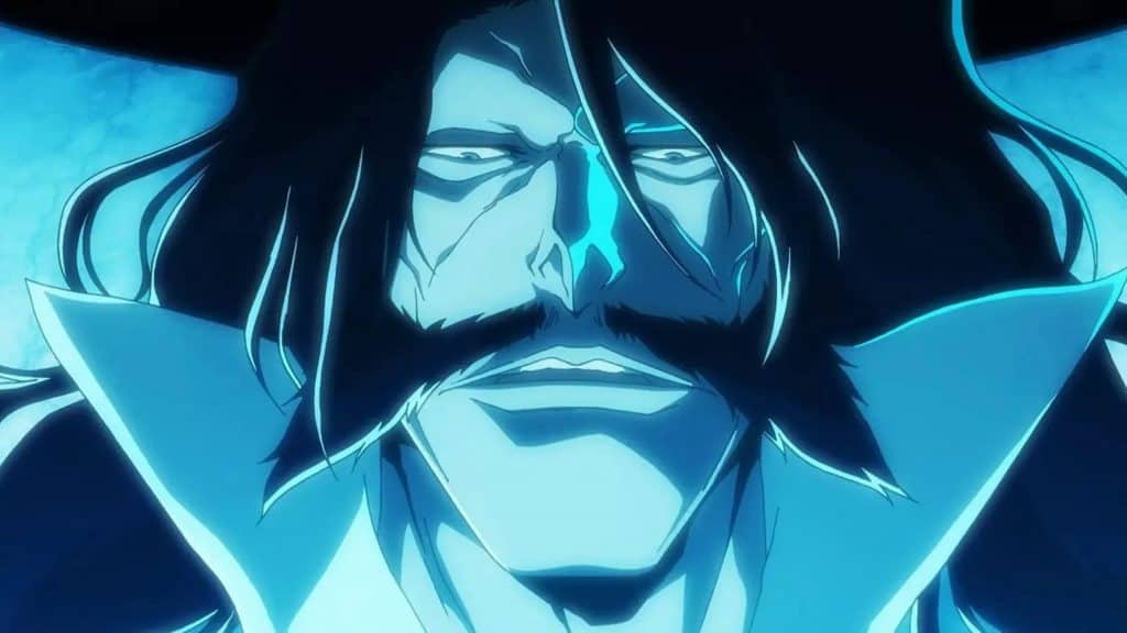 imagem mostra a imagem do personagem yhwach  do anime bleach