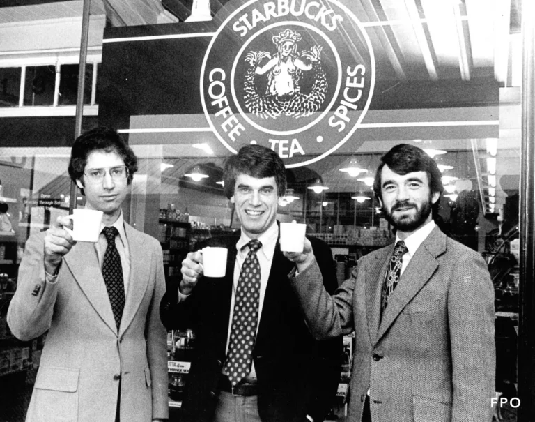 O trio de fundadores da rede Starbucks