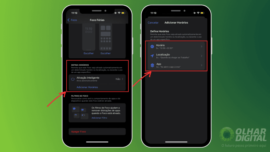 Como ativar Modo Viagem no iOS passo 6/Olhar Digital