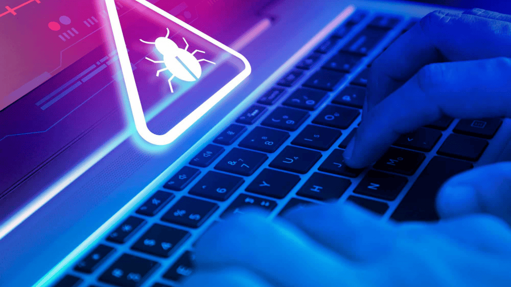 Ilustração de malware
